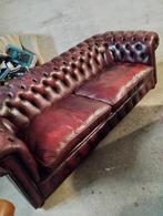 Chesterfield Salvale 3 zits bank kleur burgundy oxblood red, Ophalen