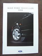 Autofolder : Ford – Alle modellen 1989, Verzenden, Nieuw, Ford