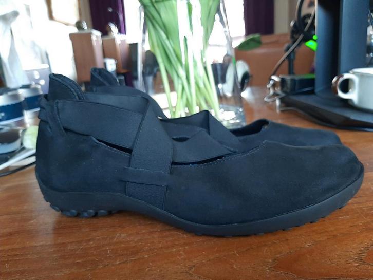 Arche Black Pulitz Leather Loafer 40 (lees omschrijving, Kleding | Dames, Schoenen, Zo goed als nieuw, Instappers, Zwart, Verzenden