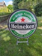 lichtbak Heineken, Verzamelen, Biermerken, Reclamebord, Plaat of Schild, Heineken, Zo goed als nieuw, Ophalen