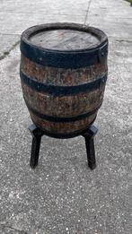 statafel onderstel met wijnvat, ook apart van elkaar te koop, Ophalen, Gebruikt, Rond