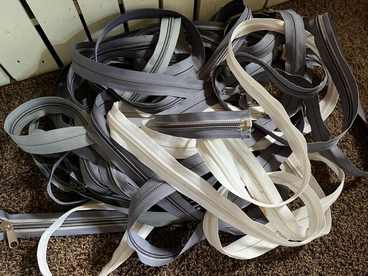 Partij gebruikte ritsen voortent, Caravans en Kamperen, Tentaccessoires, Gebruikt, Ophalen of Verzenden