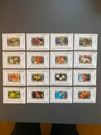 Umm al Qiwain - Bloemen blokjes + extra, Postzegels en Munten, Ophalen of Verzenden, Gestempeld, Dier of Natuur