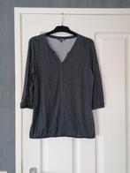 Blauw gestipt shirt, Kleding | Dames, T-shirts, Blauw, Maat 38/40 (M), Ophalen of Verzenden, Lange mouw