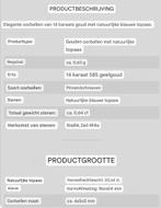 Gouden oorbellen met topaas., Nieuw, Ophalen of Verzenden, Met edelsteen, Knopjes of Stekers