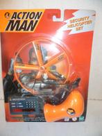 Hasbro 1999 Action Man Security Helicopter Set in blister., Ophalen of Verzenden, Nieuw, Beeldje, Replica of Model