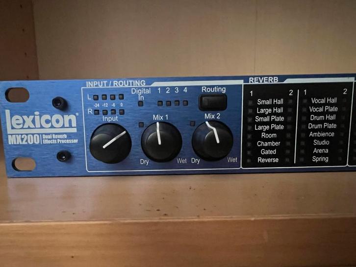 Lexicon MX200 Reverb/Effect Processor - Rack, Muziek en Instrumenten, Effecten, Gebruikt, Reverb, Ophalen of Verzenden