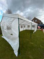 Partytent 4x8 m inclusief opbouw te huur!, Tuin en Terras, Ophalen of Verzenden, Zo goed als nieuw, Minder dan 4 meter