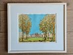 Johan Breuker - Zeefdruk Paviljoen Welgelegen, Antiek en Kunst, Kunst | Litho's en Zeefdrukken, Ophalen of Verzenden