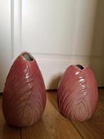 Roze Tulp Vazen Daan Kromhout Set van 2 in zeer goede staat!, Huis en Inrichting, Woonaccessoires | Vazen, Ophalen, Aardewerk of Porselein