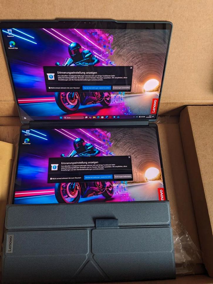 Lenovo Yoga Book 9i gen9 2x13,3 inch  NIEUW incl 2 jr garant, Computers en Software, Windows Laptops, Nieuw, 13 inch, SSD, 4 Ghz of meer