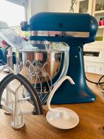 KitchenAid Artisan Keukenmachine - Blauw, Witgoed en Apparatuur, Keukenmixers, Ophalen, 4 liter of meer, 3 snelheden of meer, Zo goed als nieuw