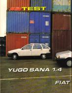 Autovisie dubbeltest Yugo Sana en Fiat Tipo 1990, Gelezen, Ophalen of Verzenden