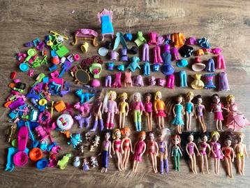 Polly Pocket poppetjes met kleding beschikbaar voor biedingen