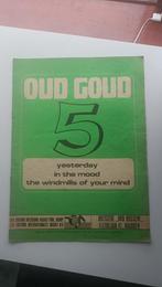 Vintage piano bladmuziek - Oud goud 5 met yesterday, Gebruikt, Verzenden, Thema, Piano