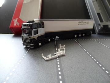 987 herpa 159135 scania r04 a en s cargo koeler 1:87 truck beschikbaar voor biedingen