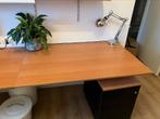 (Hoek)Bureau type Galant (IKEA) T.E.A.B., Huis en Inrichting, Bureaus, Ophalen, Gebruikt, In hoogte verstelbaar, Bureau