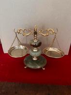 Onyx marmeren weegschaal, Ophalen of Verzenden, Koper of Brons