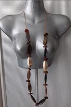 Manouk - koordketting met parelmoer - NIEUW, Sieraden, Tassen en Uiterlijk, Kettingen, Verzenden, Nieuw, Overige kleuren, Overige materialen