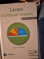 John Hattie - Leren zichtbaar maken, beknopte uitgave. ZGAN, Boeken, Ophalen of Verzenden, Beta, Zo goed als nieuw, HBO