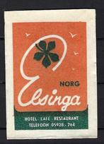 101 Norg hotel cafe rest ELSINGA, Ophalen of Verzenden, Nederland