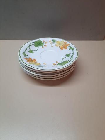 5 schotels Geranium Villeroy en Boch beschikbaar voor biedingen