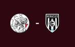 3 kaarten Ajax Heracles naast elkaar, Twee personen, Augustus
