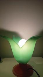 Antiek Van de Heg glazen lampje, Antiek, Ophalen of Verzenden, Minder dan 50 cm, Glas