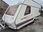 Beyerland 470 EB Sport, Enkele bedden Voortent, Mover, Caravans en Kamperen, Caravans, Rondzit, Bedrijf, Schokbreker, 4 tot 5 meter