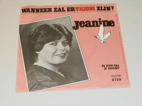 Jeanine, Telstar vinyl single 3759, Cd's en Dvd's, Vinyl | Nederlandstalig, Zo goed als nieuw, Levenslied of Smartlap, Overige formaten