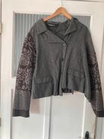 Rundholz jasje grijs / bruin mt L, Ophalen of Verzenden, Zo goed als nieuw, Maat 46/48 (XL) of groter, Grijs