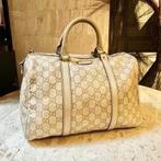 Gucci Boston Handtas, Ophalen of Verzenden, Zo goed als nieuw, Wit, Handtas