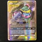 Card Pokémon Muk & Alolan Muk GX HP 279 197/234, Ophalen of Verzenden, Zo goed als nieuw, Losse kaart, Foil