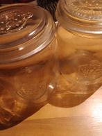 2x Weckpotten orgineel, Ophalen of Verzenden, Zo goed als nieuw, Glas, Pot, Bus of Blik