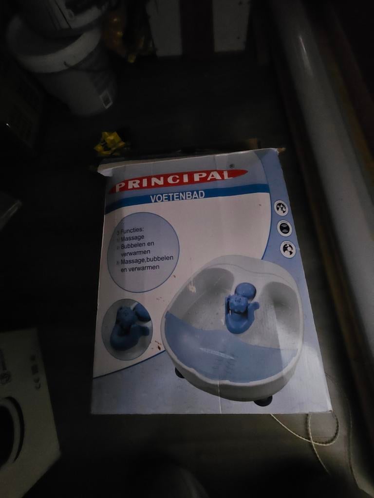 Principal Voetenbad - Massage, bubbels en verwarmen, Ophalen of Verzenden, Nieuw, Hand- en Voetverzorging