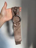 Vintage Y2K bruine asymmetrische riem met zilveren gesp, Vintage, Vintage, Vintage, 90 tot 100 cm