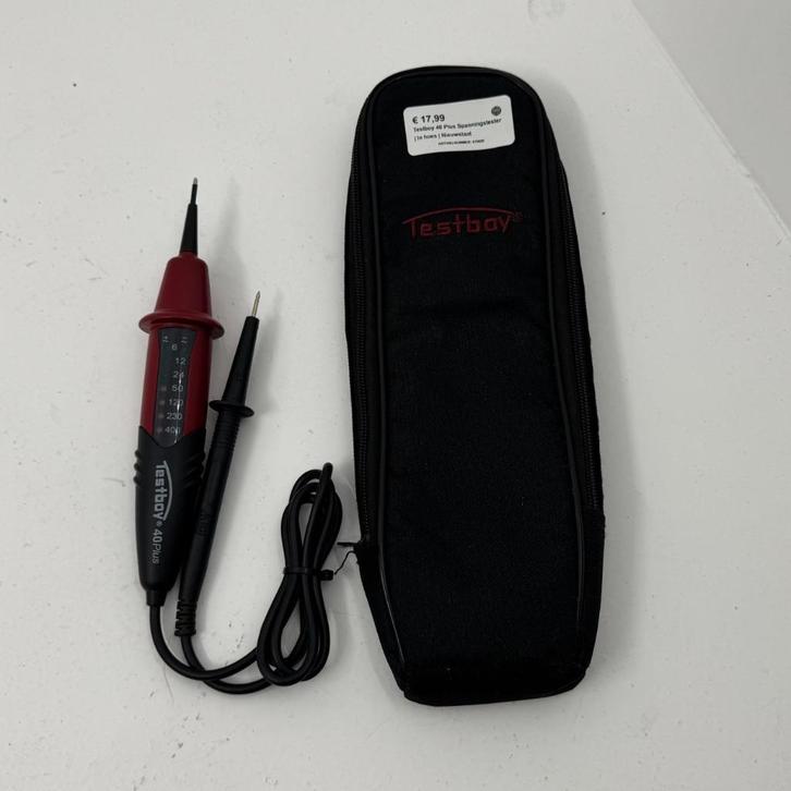 Testboy 40 Plus Spanningstester | In hoes | Nieuwstaat, Doe-het-zelf en Verbouw, Meetapparatuur, Zo goed als nieuw, Elektriciteit