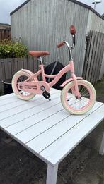 Roze Kinderfiets 14 inch met/zonder zijwieltjes, Fietsen en Brommers, Fietsen | Meisjes, Ophalen, Gebruikt, 14 inch of minder