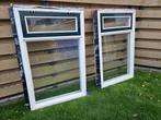 Hardhouten kozijnen 2 stuks, Doe-het-zelf en Verbouw, Kozijnen en Schuifpuien, Raamkozijn, 75 tot 150 cm, Hout, Ophalen