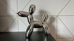 Jeff Koons balloon dog spaarpot zilver keramiek, Ophalen of Verzenden
