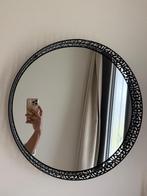 Ronde spiegel met decoratierand, Huis en Inrichting, Woonaccessoires | Spiegels, Minder dan 50 cm, Rond, Ophalen of Verzenden
