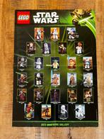 Lego star wars poster - minifiguren 2013, Ophalen of Verzenden, Zo goed als nieuw, Boek of Poster