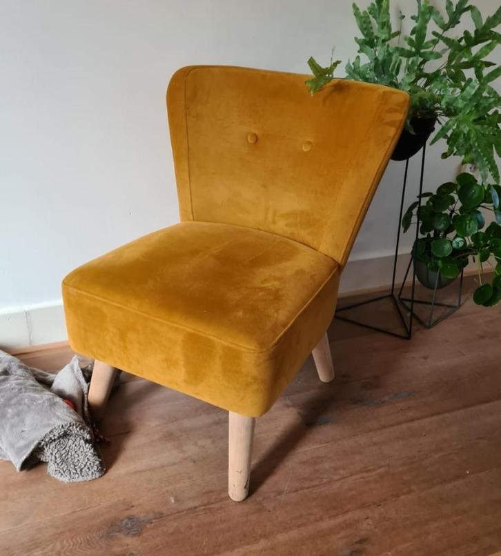 fauteuil, stoel, zitstoel, Huis en Inrichting, Fauteuils, Gebruikt, Stof, 50 tot 75 cm, Minder dan 75 cm, Ophalen