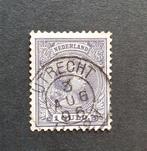 Nederland 1891 1gld Wilhelmina NVPH 44 gestempeld, T/m 1940, Verzenden, Gestempeld