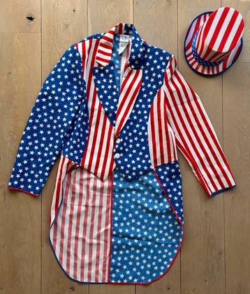 Stars & Stripes slipjas met hoed (z.g.a.n.) beschikbaar voor biedingen