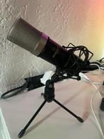 Studio condensator microfoon + mic kabel - grootmembraan, Muziek en Instrumenten, Microfoons, Ophalen of Verzenden, Zo goed als nieuw