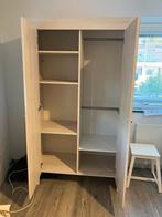 Whitewash Kledingkast, Huis en Inrichting, Kasten | Kledingkasten, Ophalen, 100 tot 150 cm, Zo goed als nieuw, Met lade(s)