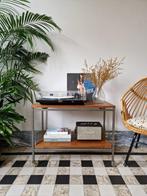 Vintage midcentury trolley | platenspeler meubel, Huis en Inrichting, Ophalen, Gebruikt, 50 tot 100 cm, Vintage