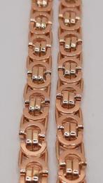 gouden platte koningsketting 14kt, Www.bredajuwelier.nl, Nieuw, Ophalen of Verzenden, Www.bredajuwelier.nl