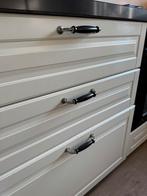 Handgreep + knoppen ikea keuken klingstorp zwart 42x, Minder dan 50 cm, Zwart, Ophalen of Verzenden, Zo goed als nieuw